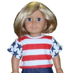  Stars and Stripes T Shirt for Dolls Toys & Games
