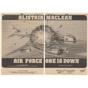  1980 Air Force One Is Down Movie 3 Page Trade Print Ad 