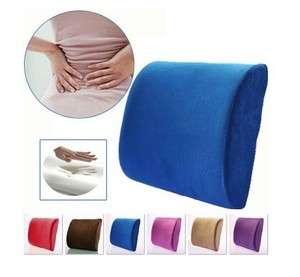   Foam Lumbar Back Support Cushion Pillow for Office Home Car Seat Chair