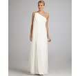 notte by marchesa white chiffon pleated jeweled one shoulder gown