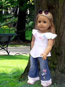 Doll Clothes fits American Girl Jeans Set NEW  