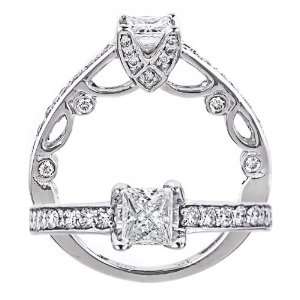   Engagement Ring Filigree Style ( 1.11 Cttw, VS 1 Clarity, I Color