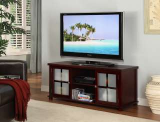   Wood Plasma TV Stand Entertainment Center With Storage ~New~  