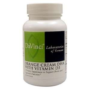  Davinci Labs   Orange Cream DHA w/ Vitamin D3 90 gels 