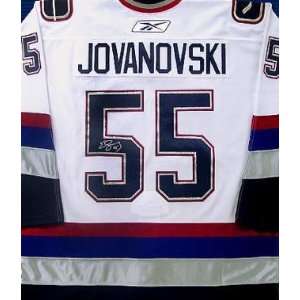  Ed Jovanovski Autographed Hockey Jersey (Vancouver Canucks 