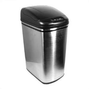  11 Gallon Stainless Steel Infrared Trash Can with Optional 