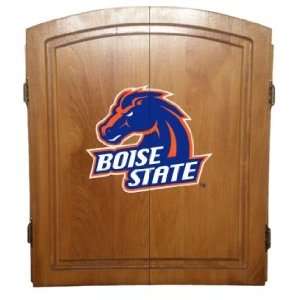 Boise State Broncos Dart Board Cabinet and Bristle Board  