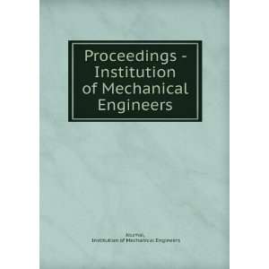  Proceedings   Institution of Mechanical Engineers Institution 