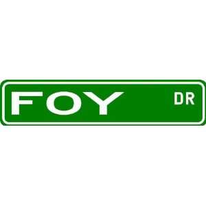  FOY Street Sign ~ Family Lastname Sign ~ Gameroom 