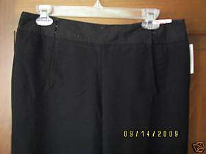 Bandolino black dress pants slacks BNWT 8 $50  