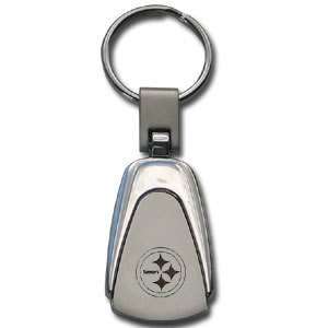  Pittsburgh Steelers Laser Etched Tear Drop Keychain 