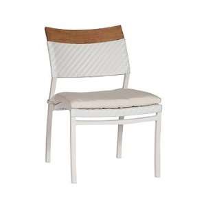  Dolphin Dining Outdoor Side Chair with Cushion   Regal Dash 