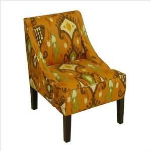  Swoop Arm Chair in Khandahar Cinnebar