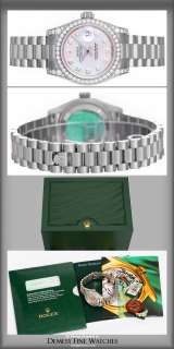 Ladies Rolex President 18k White Gold Watch 179159  