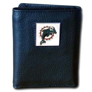  Miami Dolphins Trifold Wallet in a Tin