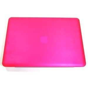 Cosmos Hot Pink foggy RUBBERIZED hard case cover for Macbook aluminum 