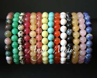 Aragonite, Aventurine, Carnelian, Fluorite, Jaspers, Howlite, Rose 