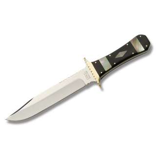 Colt Custom Style Bowie with Black Pearl Inlays