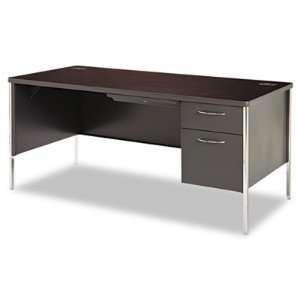  HON® Mentor® Series Single Pedestal Desk Kitchen 