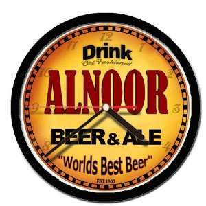  ALNOOR beer and ale wall clock 