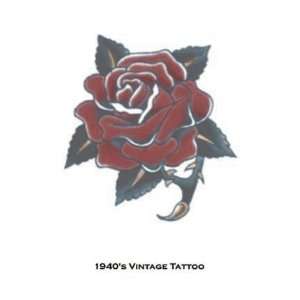  Tattoo Vintage Rose