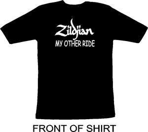 Zildjian my other ride t shirt drummer shirt 15  