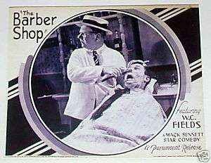 FIELDS POSTER   THE BARBER SHOP   STYLE B  
