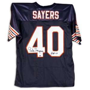  Signed Gale Sayers Jersey   with HOF 77 Inscription 