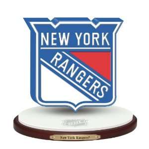 NEW YORK RANGERS Team Logo 4 Tall 3D COLLECTIBLE (with Team Colors 