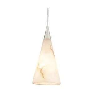 P30MP   Alfa Lighting   Art Glass Medium Cone Pendant on Single Dome 