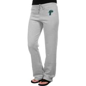  NCAA Tulane Green Wave Ladies Ash Logo Applique Sweatpant 