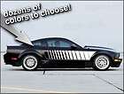 2005   2009 Ford Mustang Custom Side Racing Stripe Decals GT Roush 