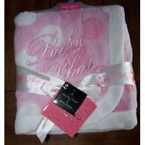  Baby Phat Girlz Pink Polka Dot Plush Blanket Baby