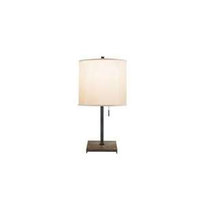 Barbara Barry Philosophy Table Lamp in Bronze with Silk Shade by 