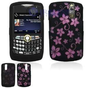  Black with Pink Flowers Design Laser Cut Silicone Skin 