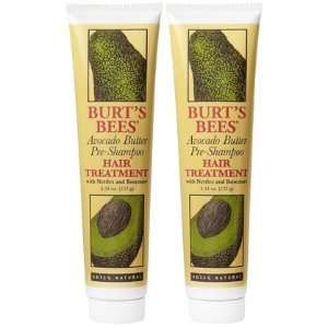 Burts Bees Avocado Butter Hair Treatment, 4.34 oz, 2 ct (Quantity of 