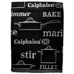  Calphalon Flat Kitchen Towel   Black Licorice Kitchen 