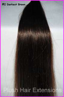Human Hair Extension Remy Pre Bonded Nail Tip 18 300  