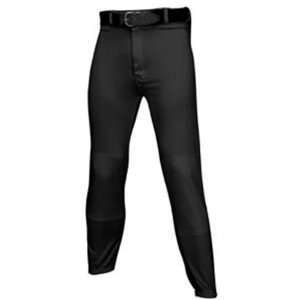Champro Pull Up Custom Baseball Pants W/Belt Loops Youth BLACK YXL 