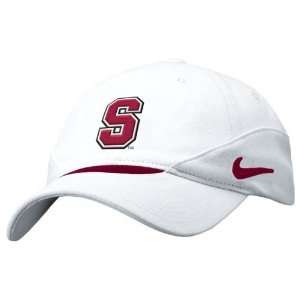 Nike Stanford Cardinal White Sideline Swoosh Flex Fit Hat  