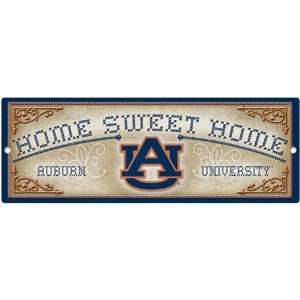  Auburn Tigers 6 x 17 Home Sweet Home Sign