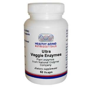 Healthy Aging Nutraceuticals Ultra Veggie Enzymes 60 Vcaps Plant 