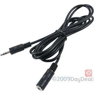  3.5mm Audio Extension Cable 6ft Black Electronics