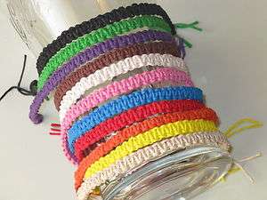 Hemp Friendship surfer Handmade bracelet or Anklet Size/Color 