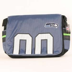 Seattle Seahawks Jersey Style Team Messenger Bag (15 x 11 