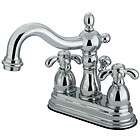 Kingston Brass Chrome French Country 4 Center Set Bathroom Faucet