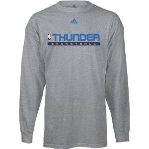  Oklahoma City Thunder  Grey  adidas True Court Practice 