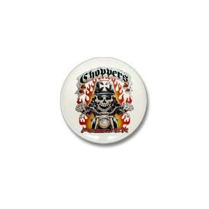  Mini Button Choppers Forever with Skeleton Biker and 
