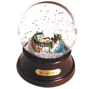  AT&T Park Musical Water Globe with Wood Base Sports 