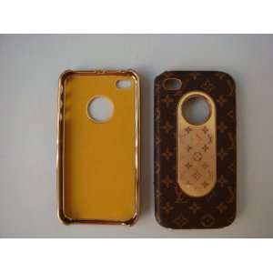  NEW LV Brown Monogram At&t Iphone 4 Luxury Case Not for 